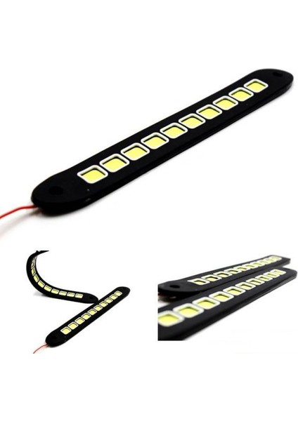 Led Lamba Gündüz 12V Sıralı Cob Elastik Beyaz