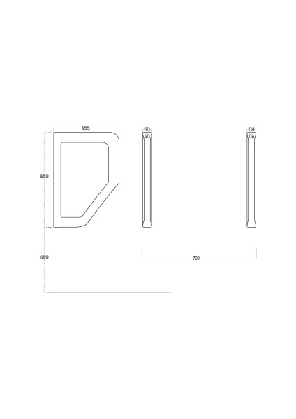 Loop 45 Cm Pisuvar Ara Bölme Turuncu