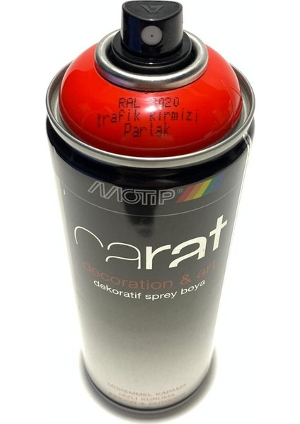 Carat Ral3020 Trafik Kırmızı Sprey Boya 400Ml Made İn Germany