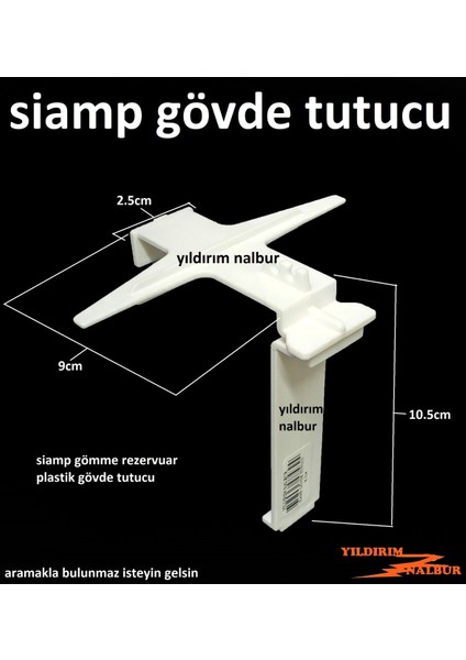 Gömme Rezervuar Gövde Tutucu Plastik Destek Aparatı
