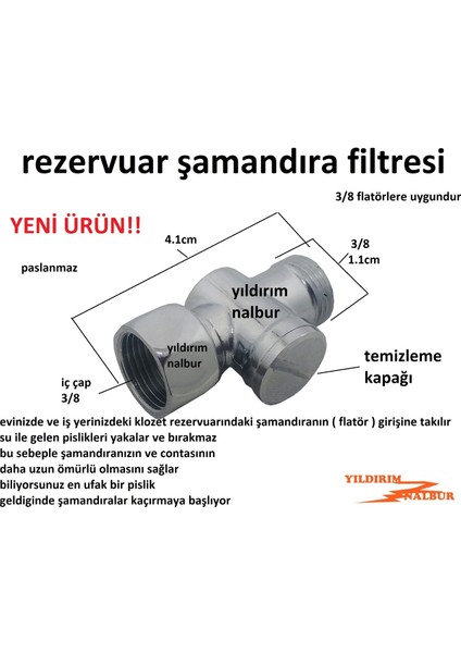 Klozet Rezervuar Çift Basmalı İç Takım Yeni Tasarım Filtre