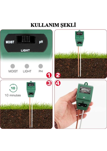 Weather Forecast Toprak Nem Işık Ph Ölçer Thr338