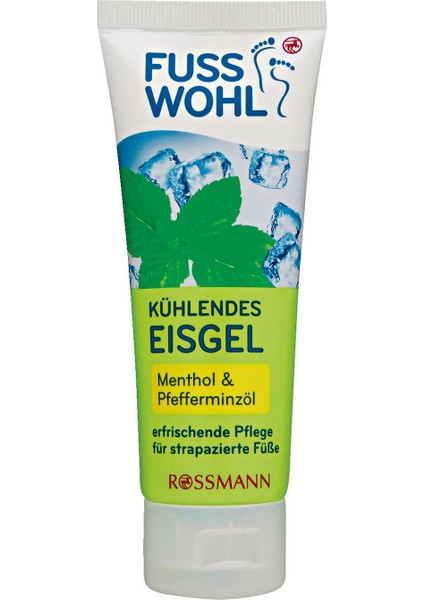 Rossmann Fuss Wohl Serinletici Jel Mentol ve Nane Yağı 75 ml