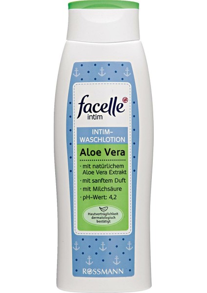 Rossmann Facelle Aloe Vera Özlü Vücut Yıkama Losyonu 300 ml Hassas Ciltler İçin Günlük Kullanım