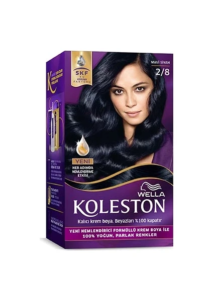 Wella Koleston Kit Saç Boyası 2/8 Mavi Siyah