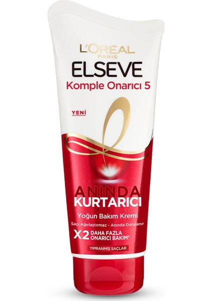 Loreal Paris Elseve Komple Onarıcı 5 Anında Kurtarıcı Yoğun Bakım Kremi 180ML