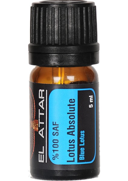 El Attar Lotus Çiçeği Yağı 5 mL (Esansiyel Uçucu - Parfüm Yapımı İçin de Uygundur)