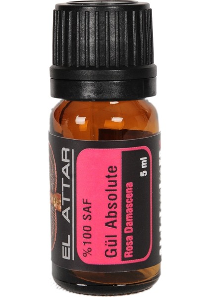 Gül Absolute 5 mL (Esansiyel Uçucu - Parfüm Yapımı İçinde Uygundur)