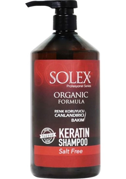 Organic Formula Boyalı Saçlar Için Tuzsuz Keratin Şampuan 1000 ml