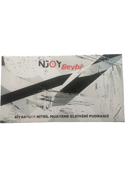 Njoy Siyah Pudrasız Temizlik Eldiveni M Siyah