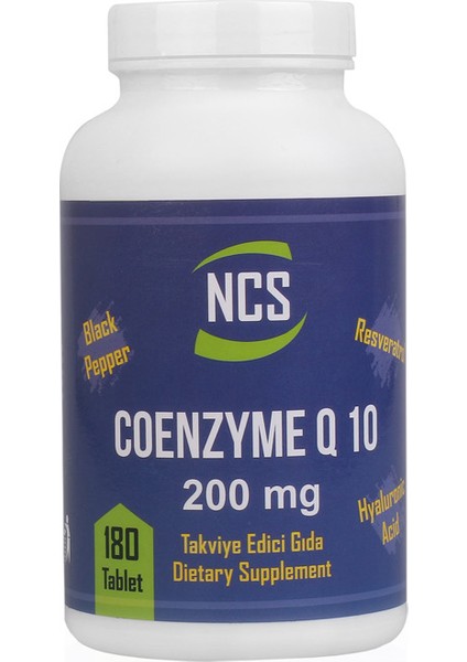 Coenzyme Q10 200 mg 180 Tablet Ester C 1000 mg 120 Tablet