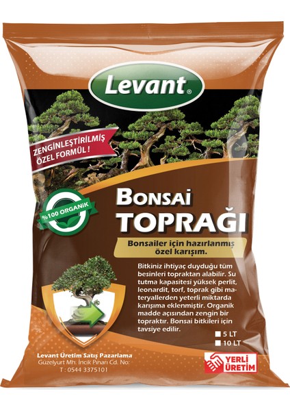 Özel Karışım Bonsai Toprağı 10 lt