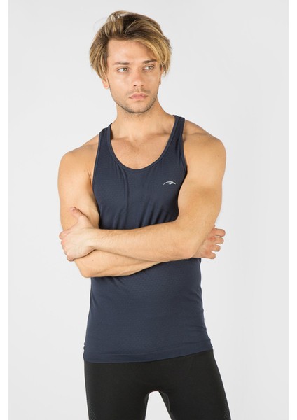 SlimFit Erkek Atlet Yaka Kolsuz Açık Lacivert Atlet 824002 fiyatları