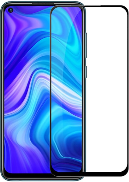 Xiaomi Redmi Note 9 Tam Kaplayan Tempered Cam Ekran Koruyucu