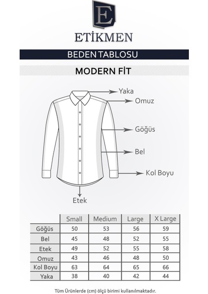 Mavi Gölge Desenli Slimfit Hediye Kutulu Erkek Gömlek