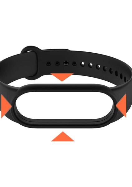 Xiaomi Mi Band 5 Kılıf Silikon Kordon Renkli Beyaz fiyatları
