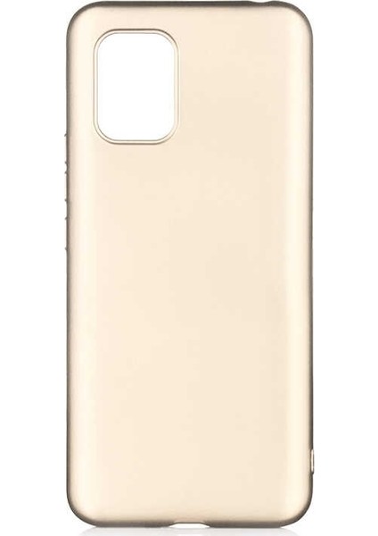 Xiaomi Mi 10 Lite Kılıf Premier Silikon Koruma + Nano Glass Gold