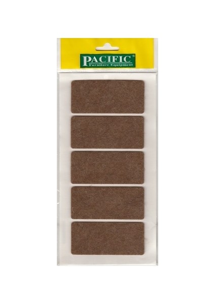 Zemin Koruyucu Masa Sandalye Keçesi Çap 40 x 90 mm Kare 5'li