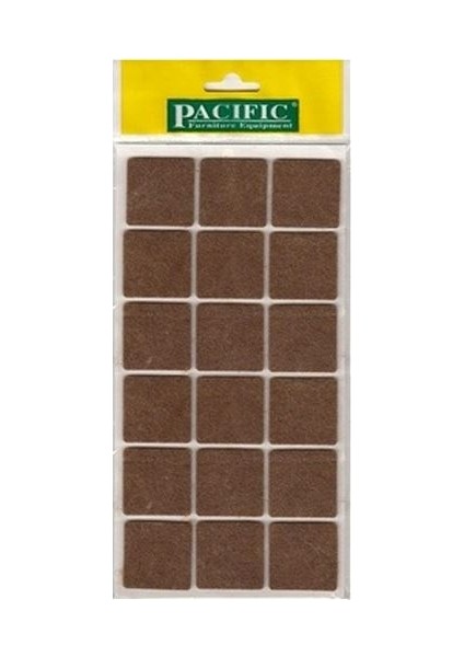 Zemin Koruyucu Masa Sandalye Keçesi Çap 35 x 35 mm Kare 5'li
