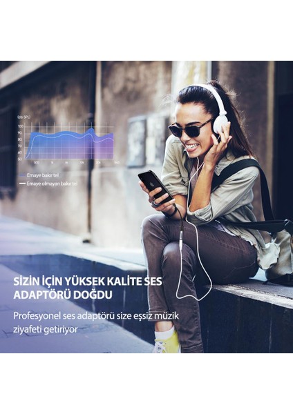 Mfi Lightning 3.5mm Kulaklık Aux Dönüştürücü fiyatları