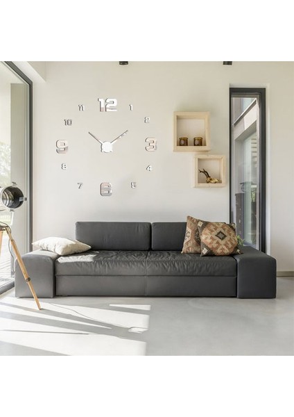 Dekoratif 3D Duvar Saati Model 7
