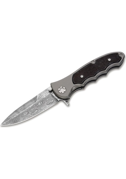 Böker Manufaktur Solingen Leopard-Damascus III Çakı