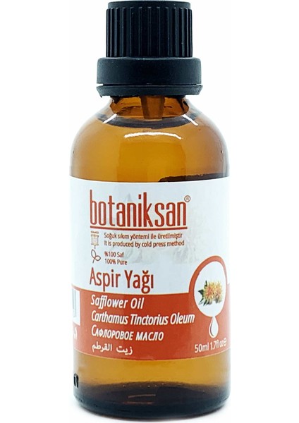 Aspir Yağı 50ML Soğuk Sıkım, Saf, Doğal, Katkısız