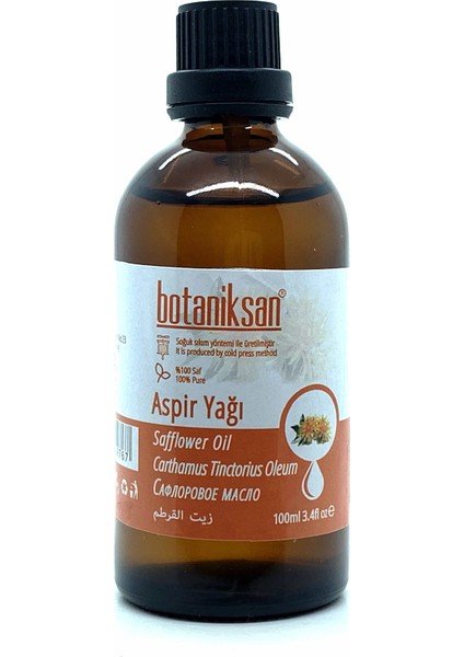 Aspir Yağı 100ML Soğuk Sıkım, Saf, Doğal, Katkısız