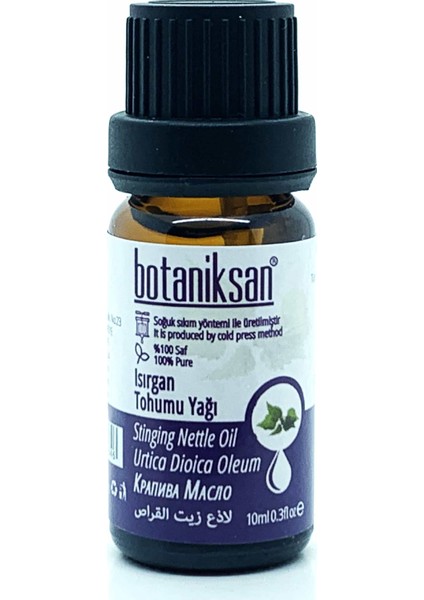Isırgan Tohumu Yağı 10ML Soğuk Sıkım, Saf, Doğal, Katkısız
