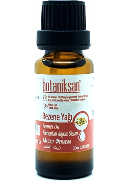 Rezene Yağı 20ML Distilasyon, Saf, Doğal, Katkısız