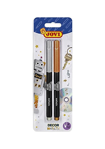 Jovı L5217 Altın Gümüş Metalik Kalem