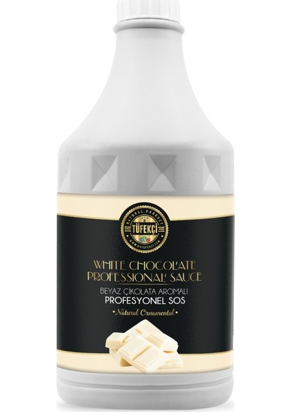 Beyaz Çikolata Profesyonel Bar Sos 2250 gr
