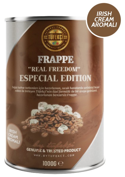 By Tüfekçi Irısh Cream Aromalı Frappe 1 kg