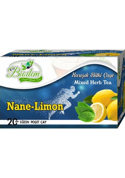 Biodem Nane-Limon 20'li Poşet Çay