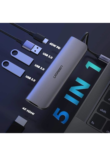 Type-C USB Çoklayıcı ve HDMI Dönüştürücü Adaptör fiyatları