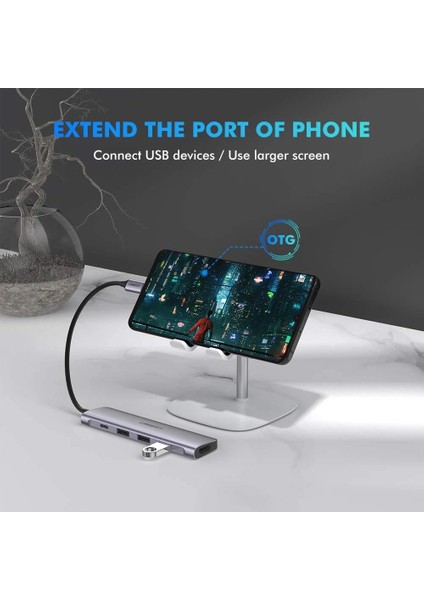 Type-C USB Çoklayıcı ve HDMI Dönüştürücü Adaptör fırsatları