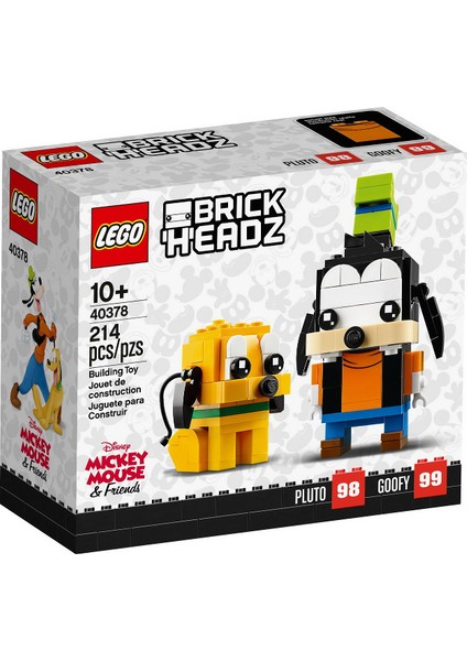 Brickheadz 40378 Goofy & Pluto