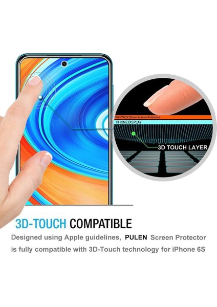 Xiaomi Redmi Note 9S / Note 9 Pro Tamperli Kırılmaz Cam Ekran Koruyucu modelleri