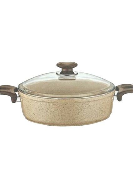 Granit Basık Tencere 28cm