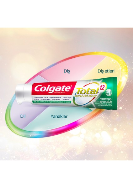 Total Profosyonel Nefes Sağlığı Diş Macunu 75 ml Ağız Kokusu için