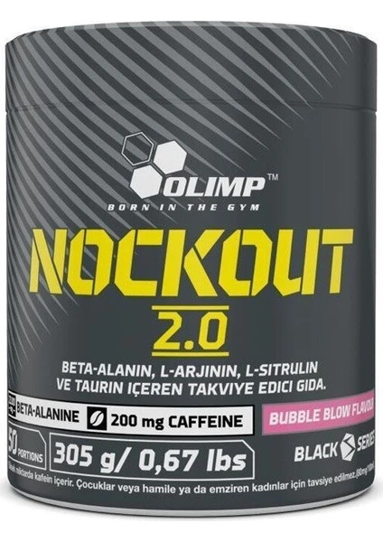 Nockout 2.0 Bubble Blow 305 G Sakız Unisex Güç ve Performans EKP0108