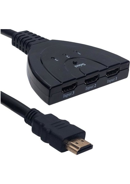 PM-17229 3 Giriş 1 Çıkış HDMI Switch