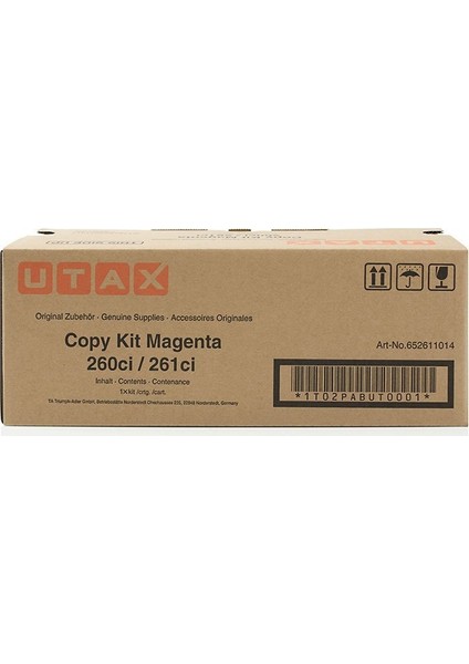 260CI/261CI 652611010 / 1T02PA0UT001 10.000 Sayfa Kırmızı Toner