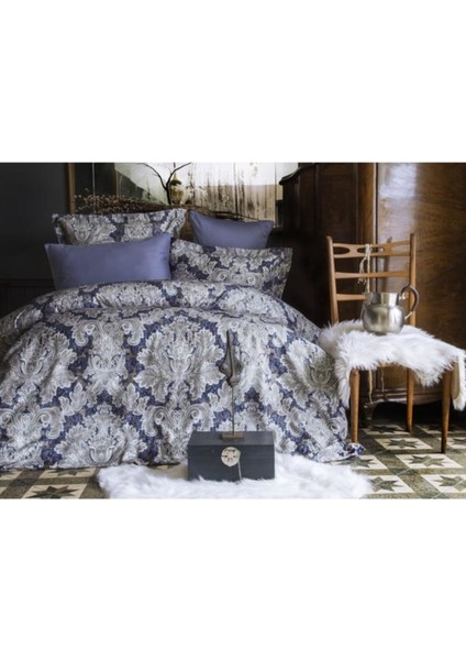 Nichea 300 TC (120 TEL) Dijital Pamuk Saten Nevresim Takımı Çift Kişilik