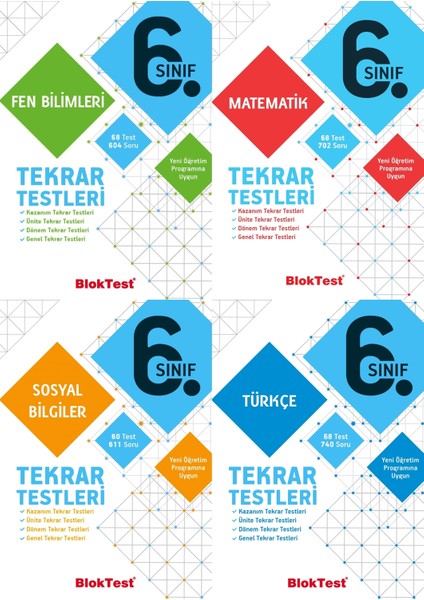 6 Tekrar Testleri Set 4'lü