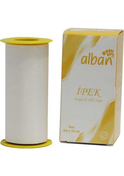 Tıbbi İpek Flaster 5 m x 10 cm