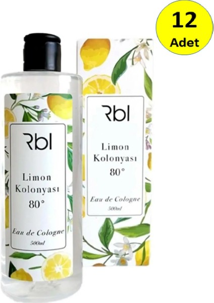Limon Kolonyası 500 ml x 12 Adet