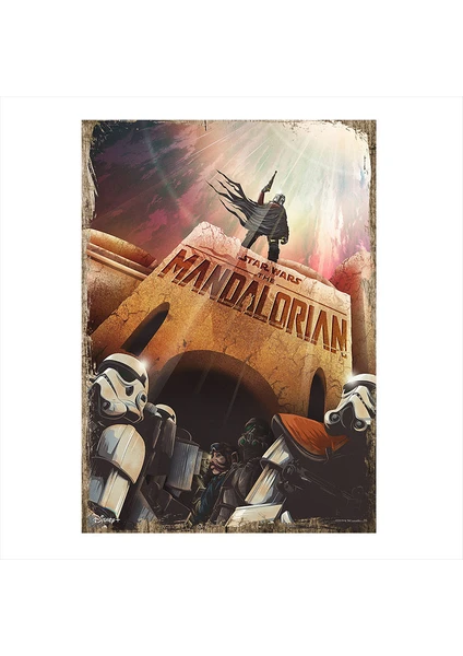 Star Wars The Mandalorian Mdf Tablo