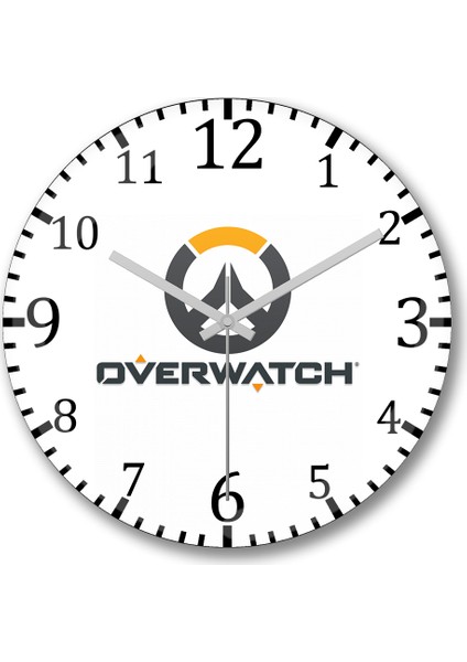 Overwatch Legion Duvar Saati Bombeli Gerçek Cam