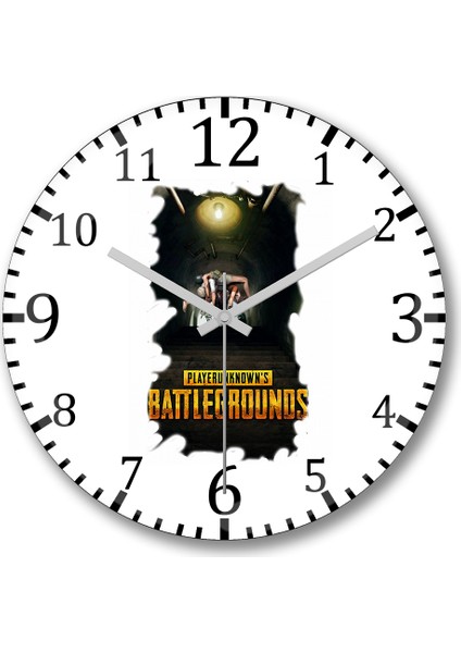 Serie Pubg Carregando O Time Duvar Saati Bombeli Gerçek Cam